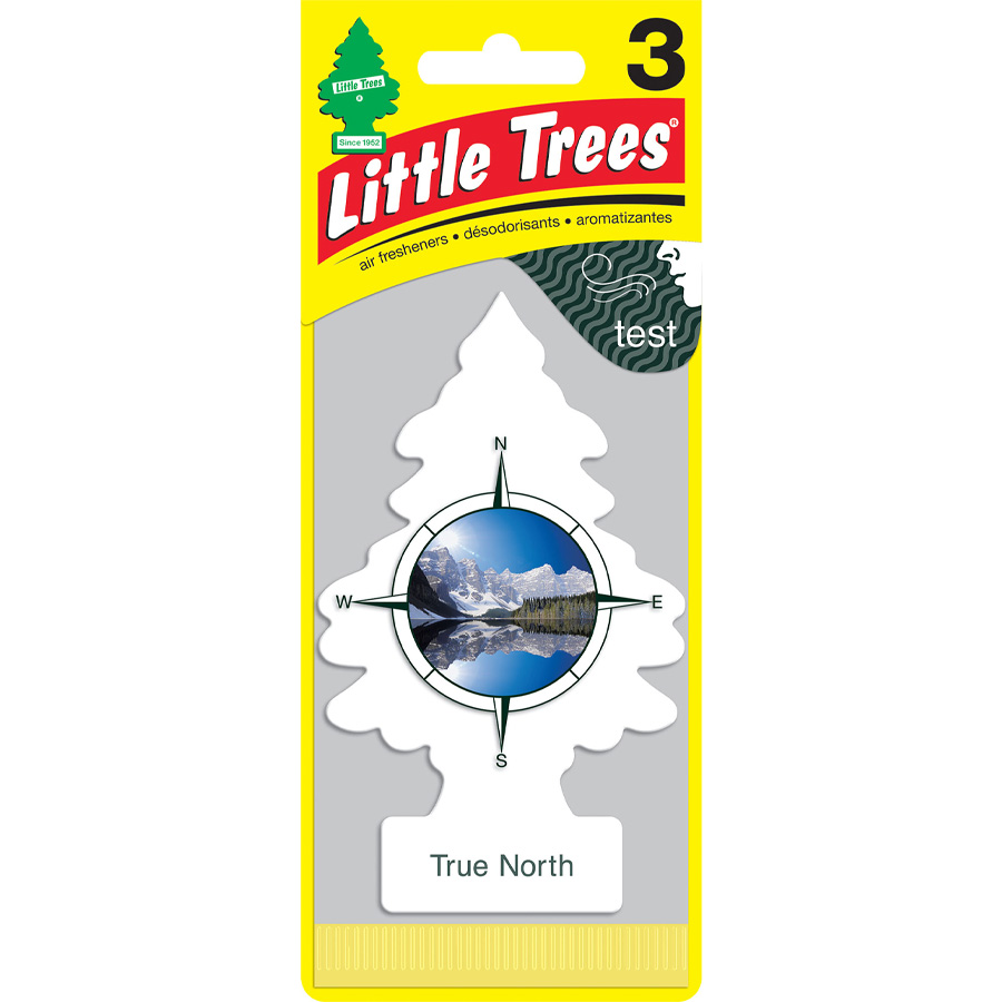 LITTLE TREES CAR AIR FRESHNER 3 CT TRUE NORTH