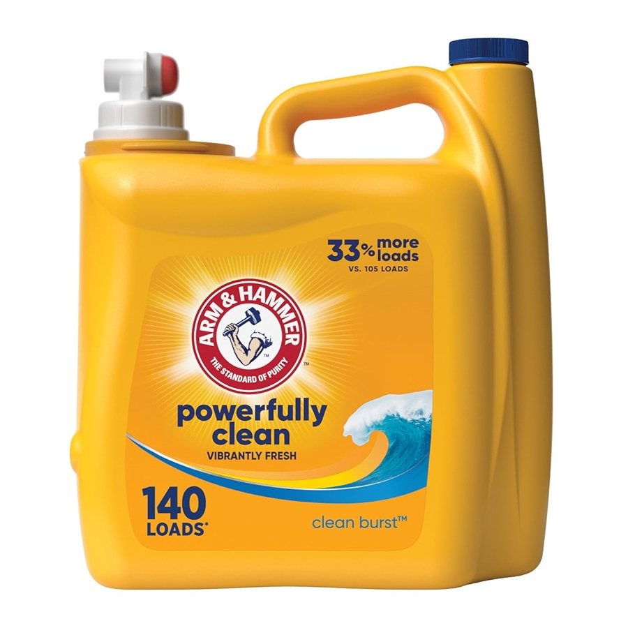 ARM & HAMMER LIQUID DETERGENT 140 OZ CLEAN BURST