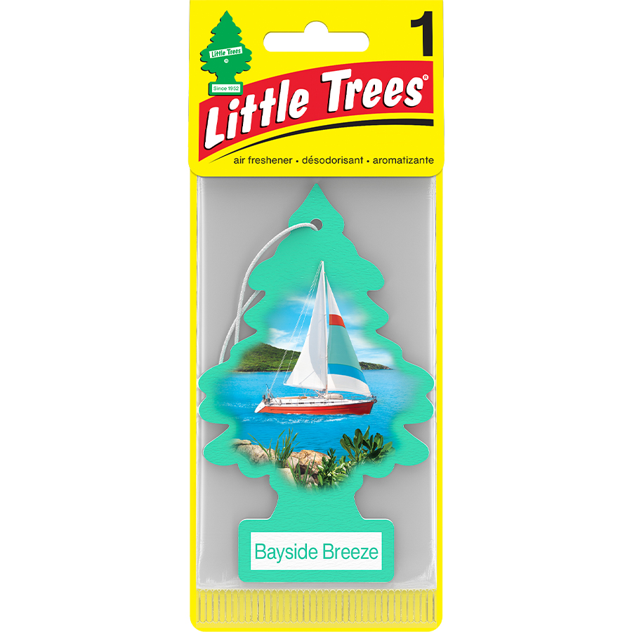 LITTLE TREES CAR FRESHENER 1 CT BAYSIDE BREEZE