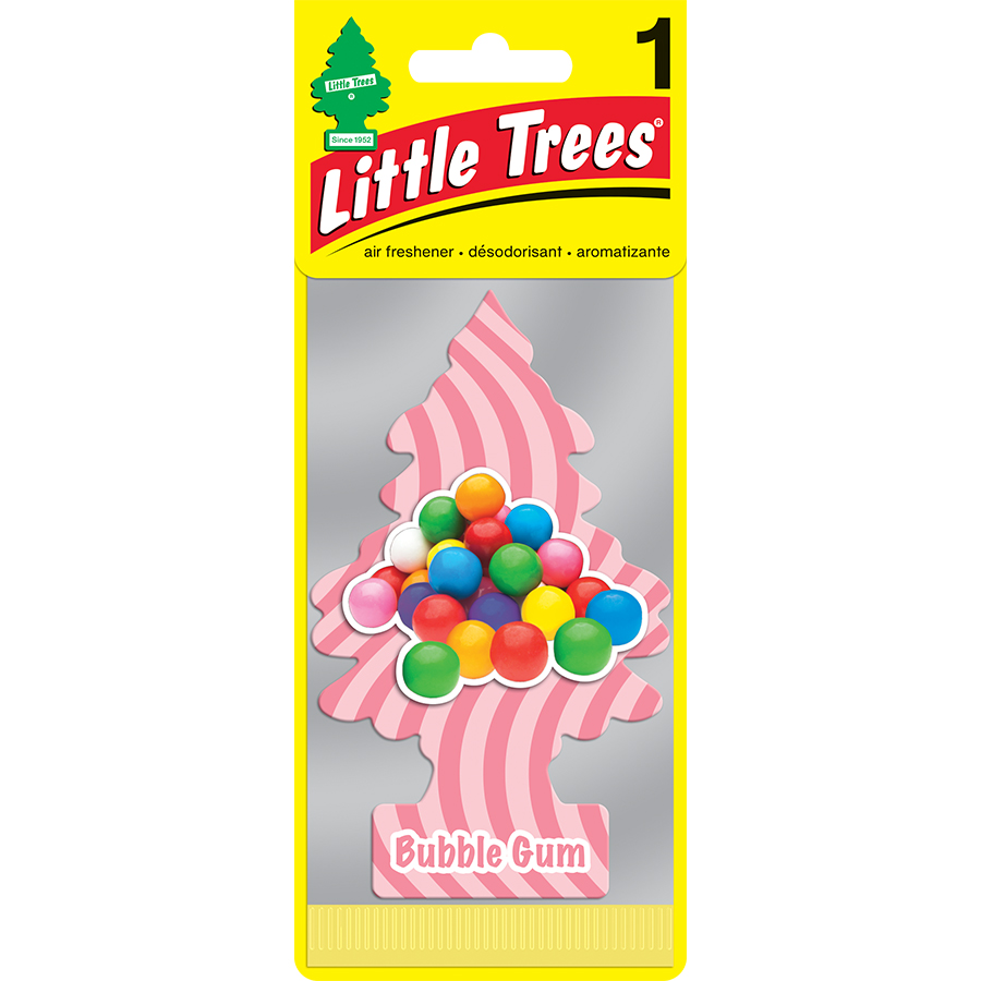LITTLE TREES CAR FRESHENER 1 CT BUBBLE GUM