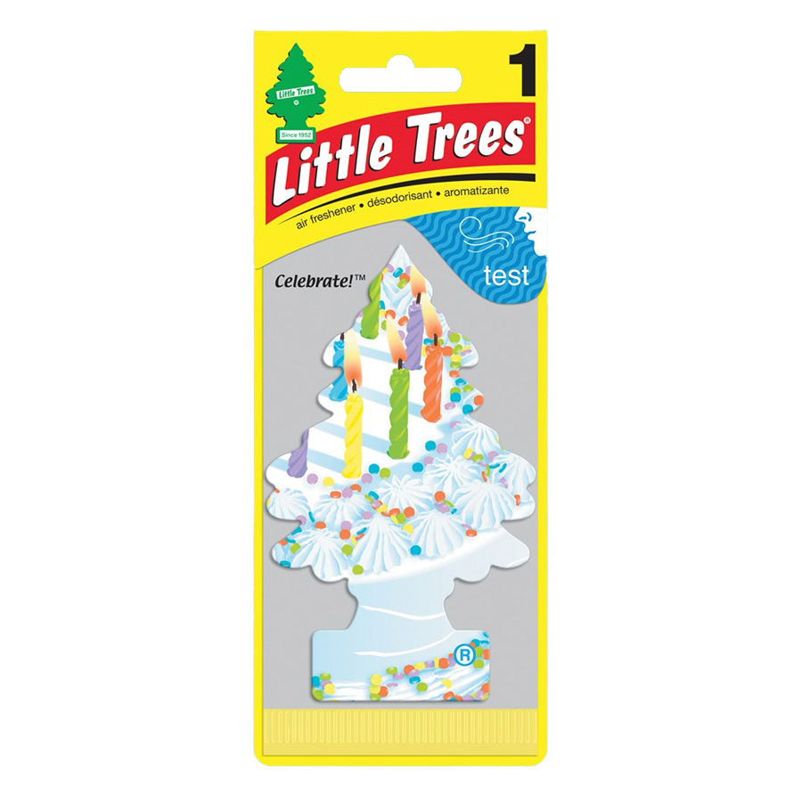LITTLE TREES CAR FRESHENER 1 CT CELEBRATE