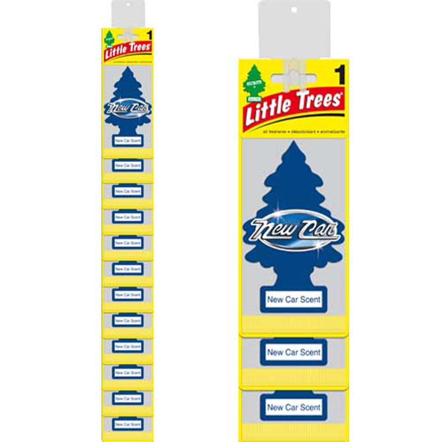 LITTLE TREES CAR FRESHENER 1 CT CLIP STRIP NEW CAR