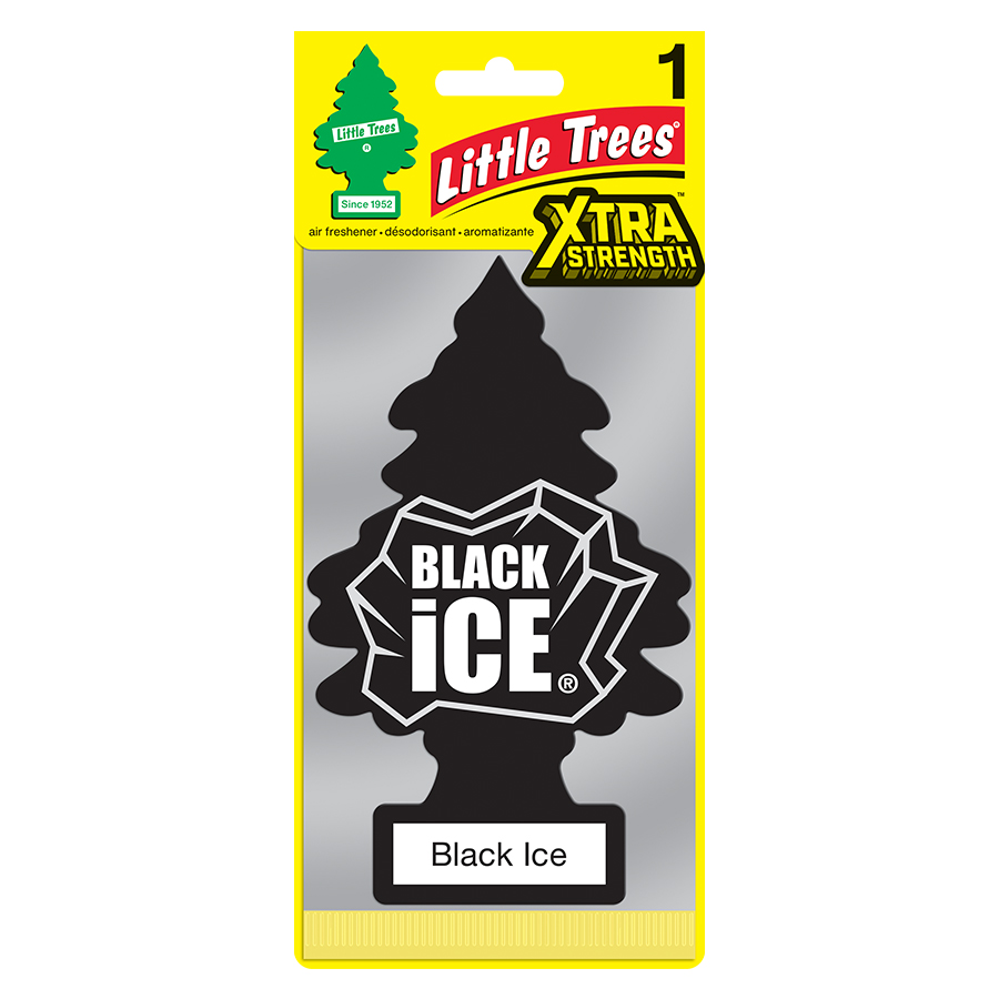 LITTLE TREES CAR FRESHENER 1 CT EXTRA BLACK ICE