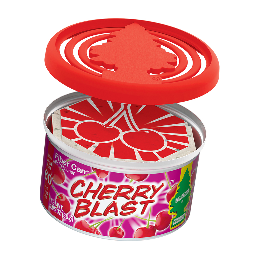 LITTLE TREES CAR FRESHENER 1 CT FIBER CAN CHERRY BLAST