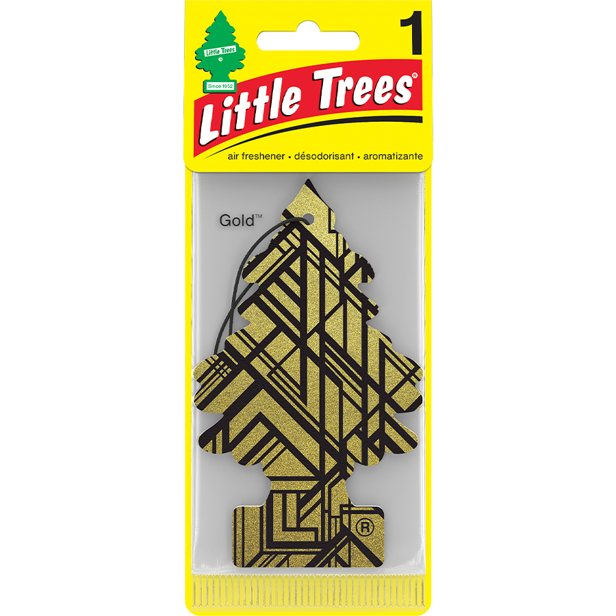 LITTLE TREES CAR FRESHENER 1 CT GOLD