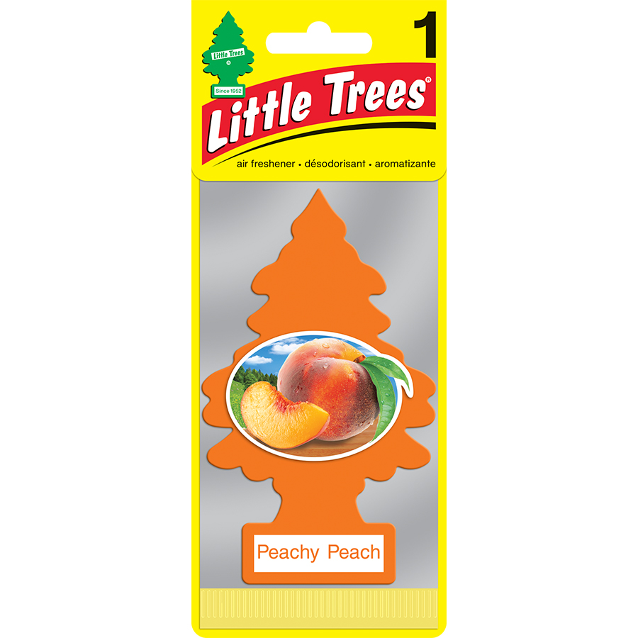 LITTLE TREES CAR FRESHENER 1 CT PEACHY PEACH