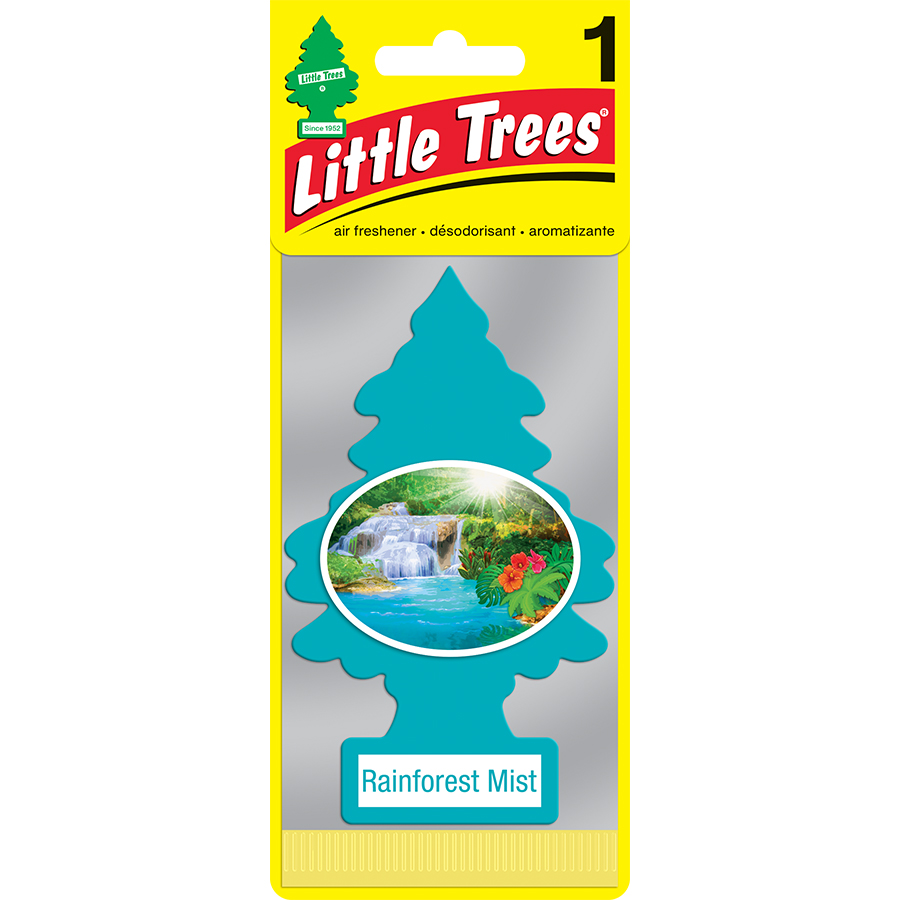 LITTLE TREES CAR FRESHENER 1 CT RAIN FOREST MIST