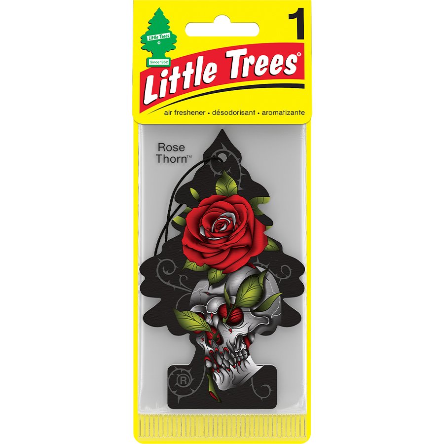 LITTLE TREES CAR FRESHENER 1 CT ROSE THORN