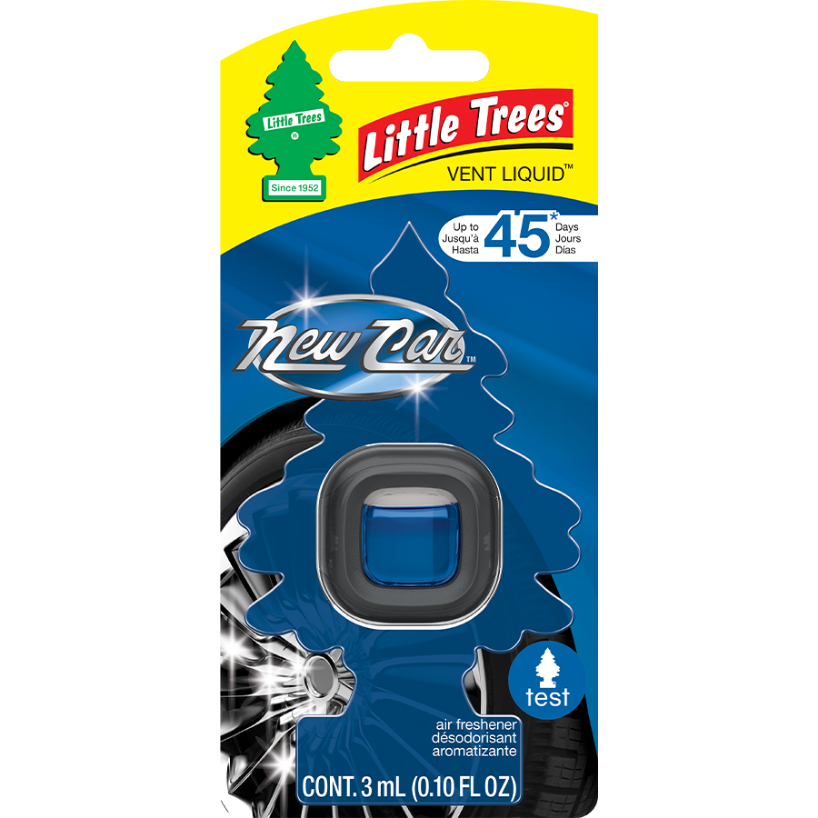 LITTLE TREES CAR FRESHENER 1 CT VENT CLIP NEW CAR SCENT