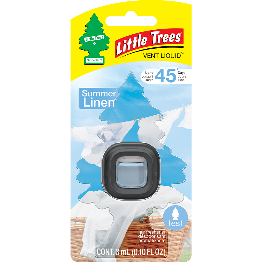 LITTLE TREES CAR FRESHENER 1 CT VENT CLIP SUMMER LINEN