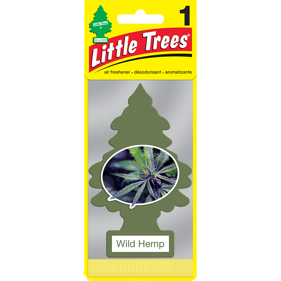 LITTLE TREES CAR FRESHENER 1 CT WILD HEMP