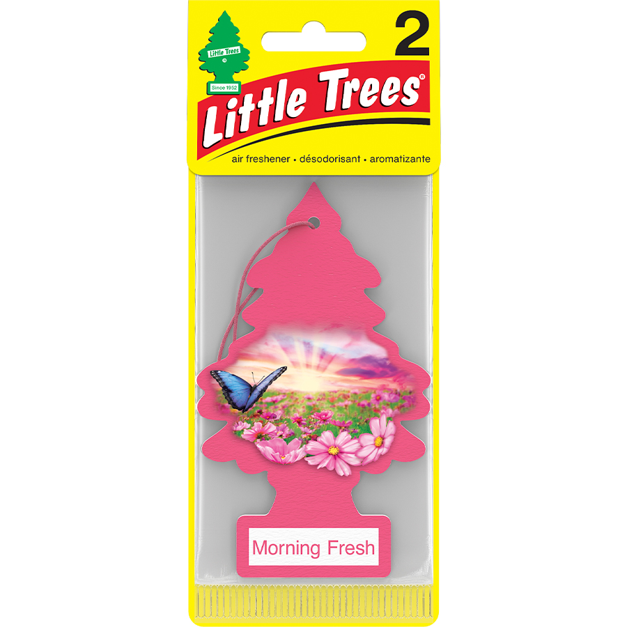 LITTLE TREES CAR FRESHENER 2 CT MORNING FRESH