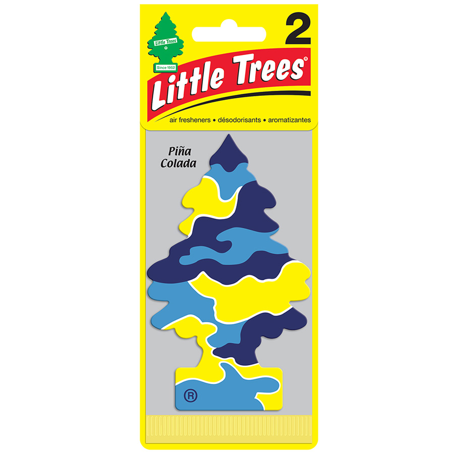 LITTLE TREES CAR FRESHENER 2 CT PINA COLADA