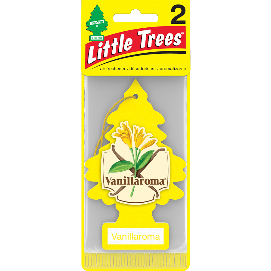 LITTLE TREES CAR FRESHENER 2 CT VANILLA ROMA