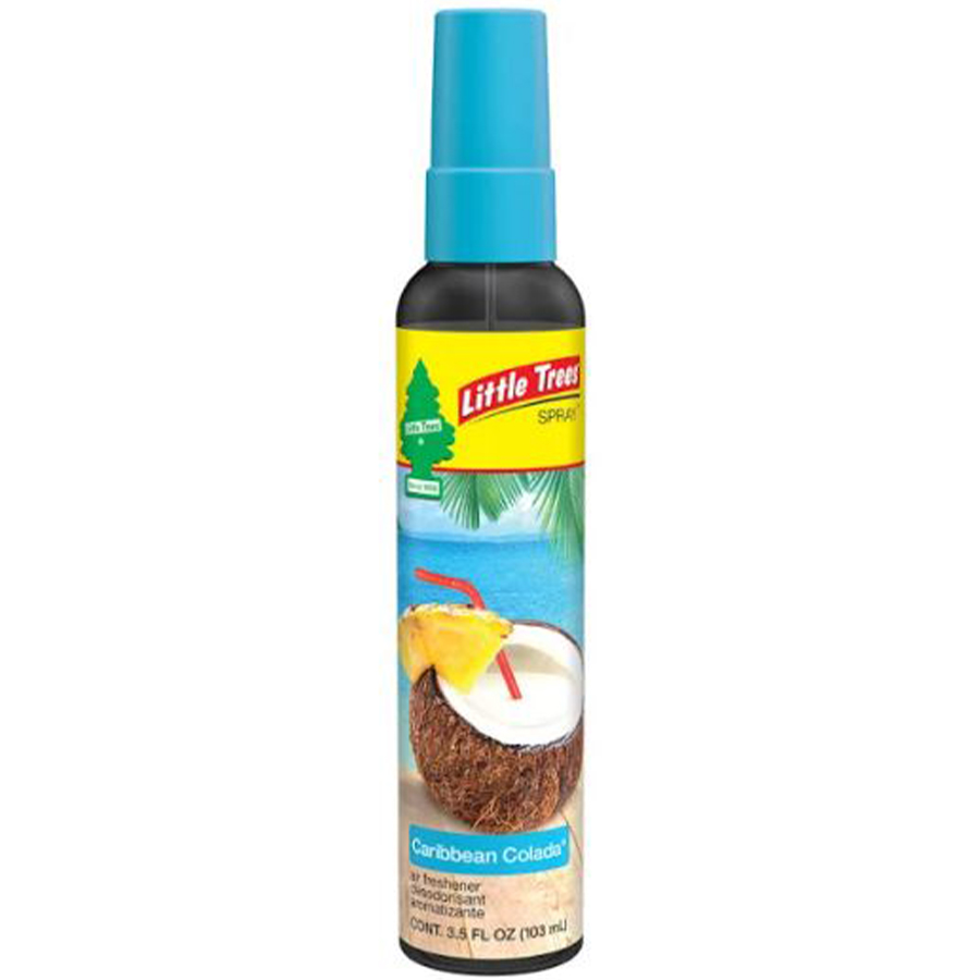 LITTLE TREES CAR FRESHENER 3.5 OZ SPRAY CARIBBEAN COLADA