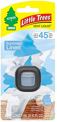 LITTLE TREES CAR FRESHENER 4 CT VENT WRAP SUMMER LINEN