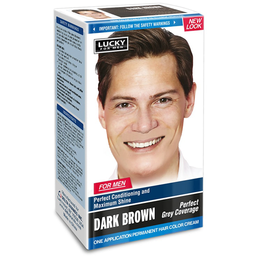 LUCKY HAIR COLOR MENS DARK BROWN