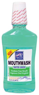 LUCKY MOUTH WASH 16.9 OZ WINTER GREEN