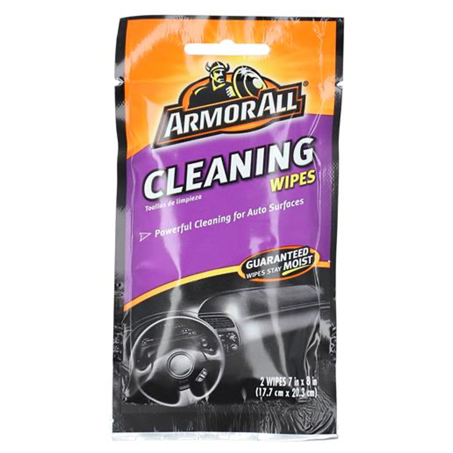 ARMOR ALL CLEANING WIPES 2 CT ORIGINAL