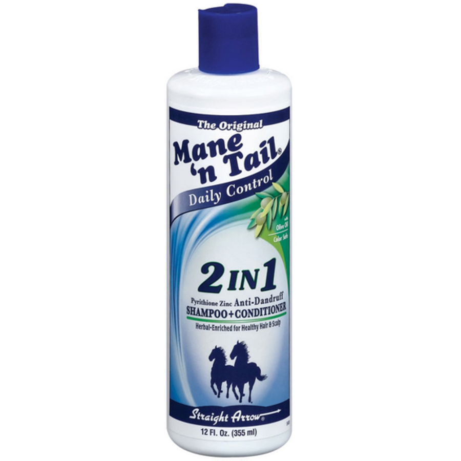 MANE N TAIL 2 IN 1 SHAMPOO CONDITIONER 12 OZ ANTI-DANDRUFF