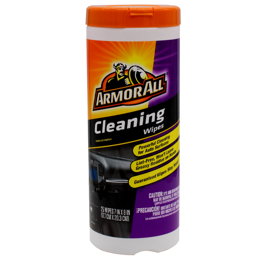 ARMOR ALL CLEANING WIPES 25 CT REGULAR