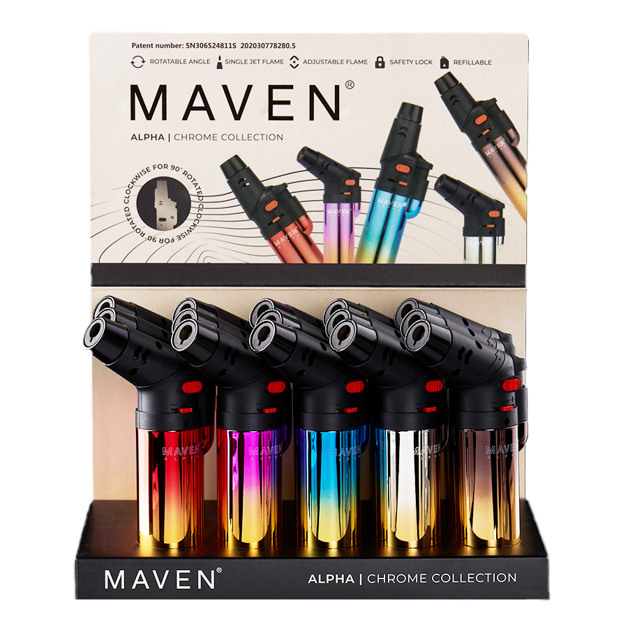 MAVEN TORCH LIGHTER 1 CT ALPHA 98-1169C