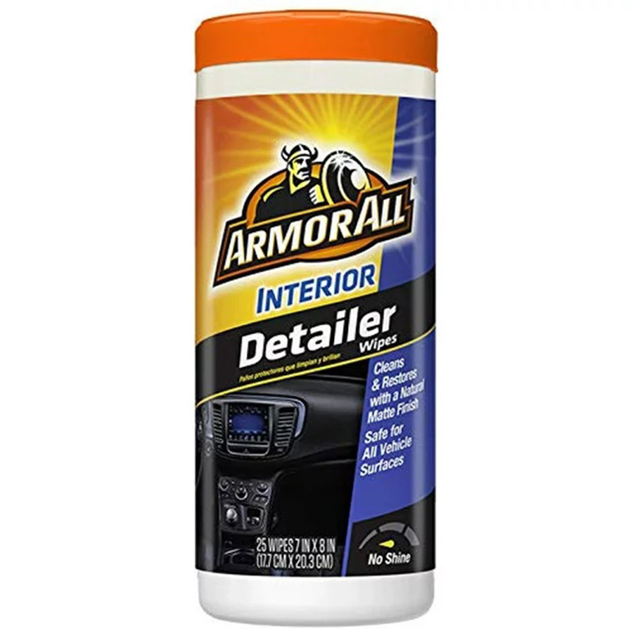 ARMOR ALL DETAILER WIPES 25 CT INTERIOR