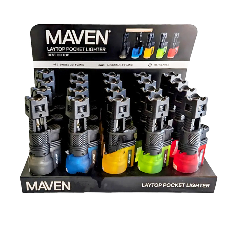 MAVEN TORCH LIGHTER 1 CT LAYTOP 98-1173T