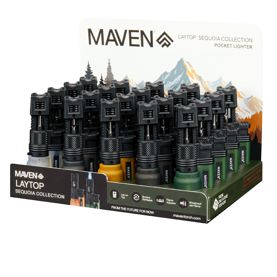 MAVEN TORCH LIGHTER 1 CT LAYTOP 98-1173TSQ