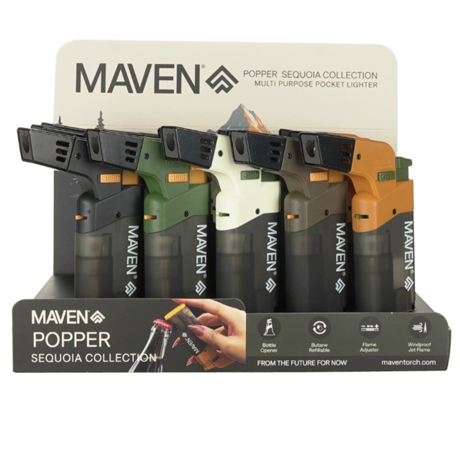 MAVEN TORCH LIGHTER 1 CT POPPER 98-1170TSQ