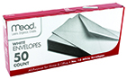 MEAD ENVELOPES 50 CT WHITE(USA)