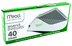 MEAD SECURITY ENVELOPES 40 CT WHITE(USA)