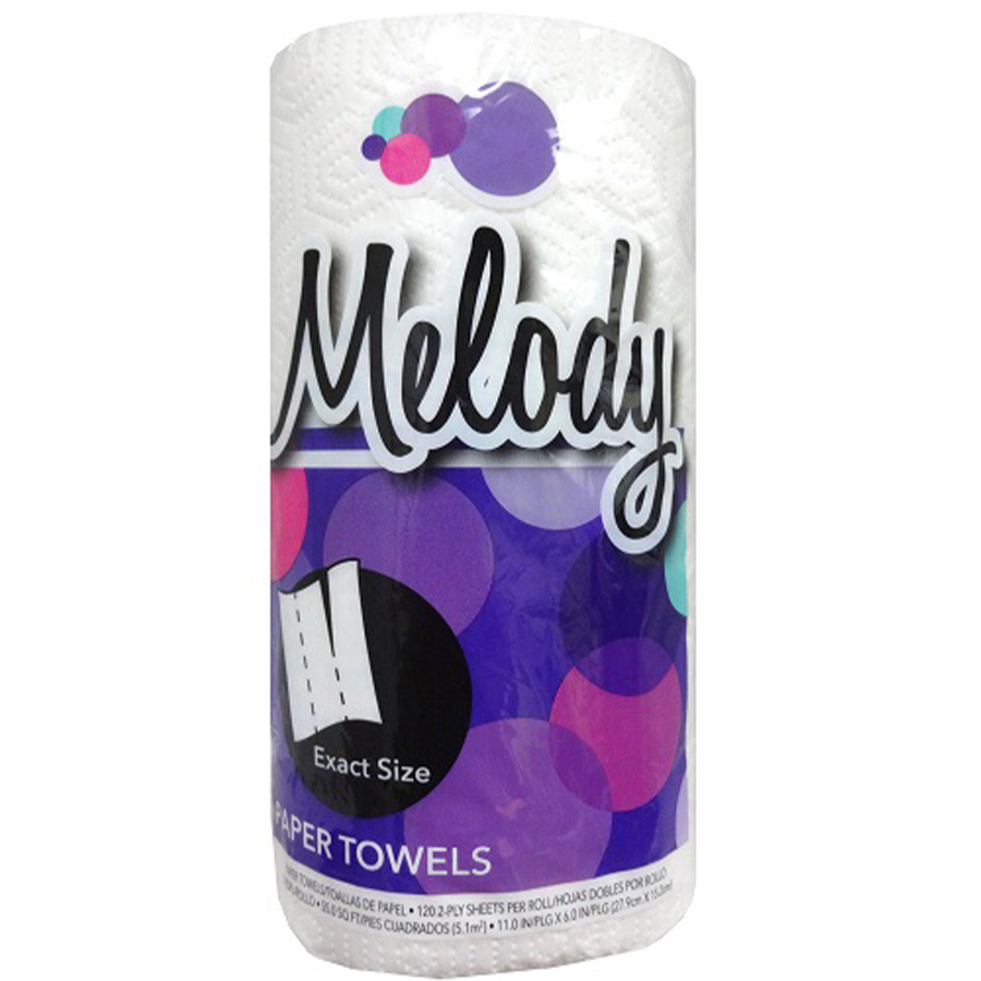 MELODY PAPER TWOEL 120 SHEET 2 PLY