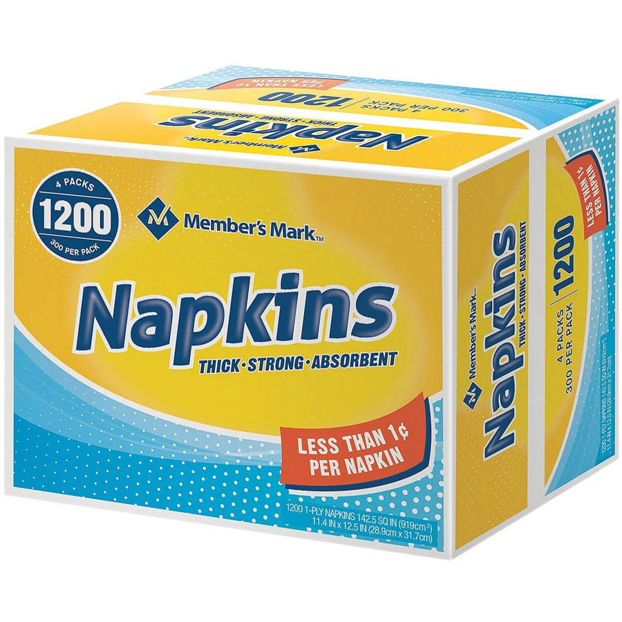 MEMBER'S MARK NAPKIN 1200 CT