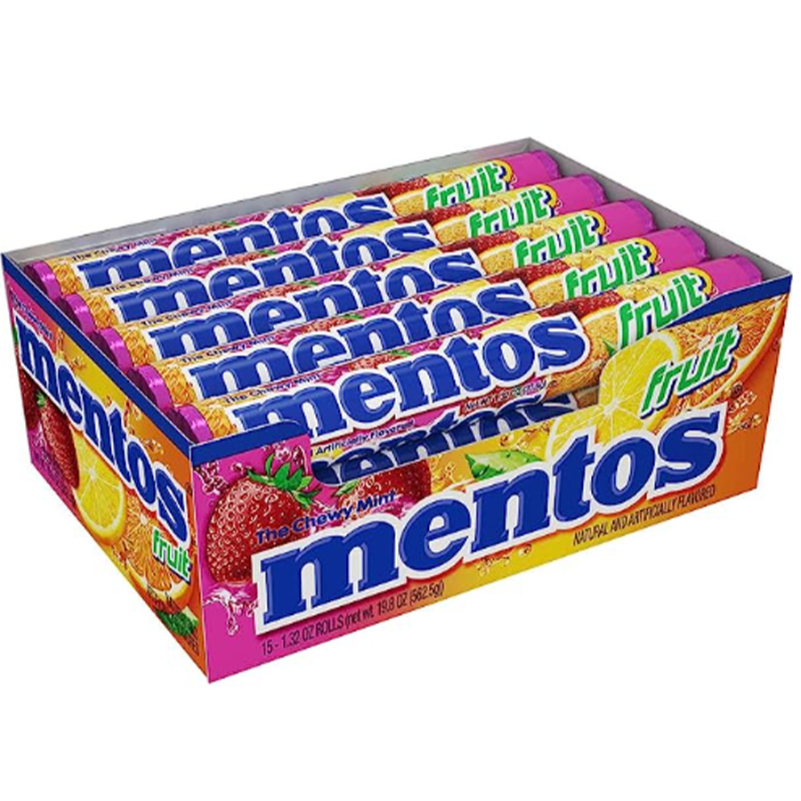MENTOS CANDY 1.32 OZ FRUIT