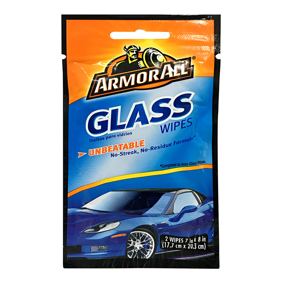 ARMOR ALL GLASS WIPES 2 CT
