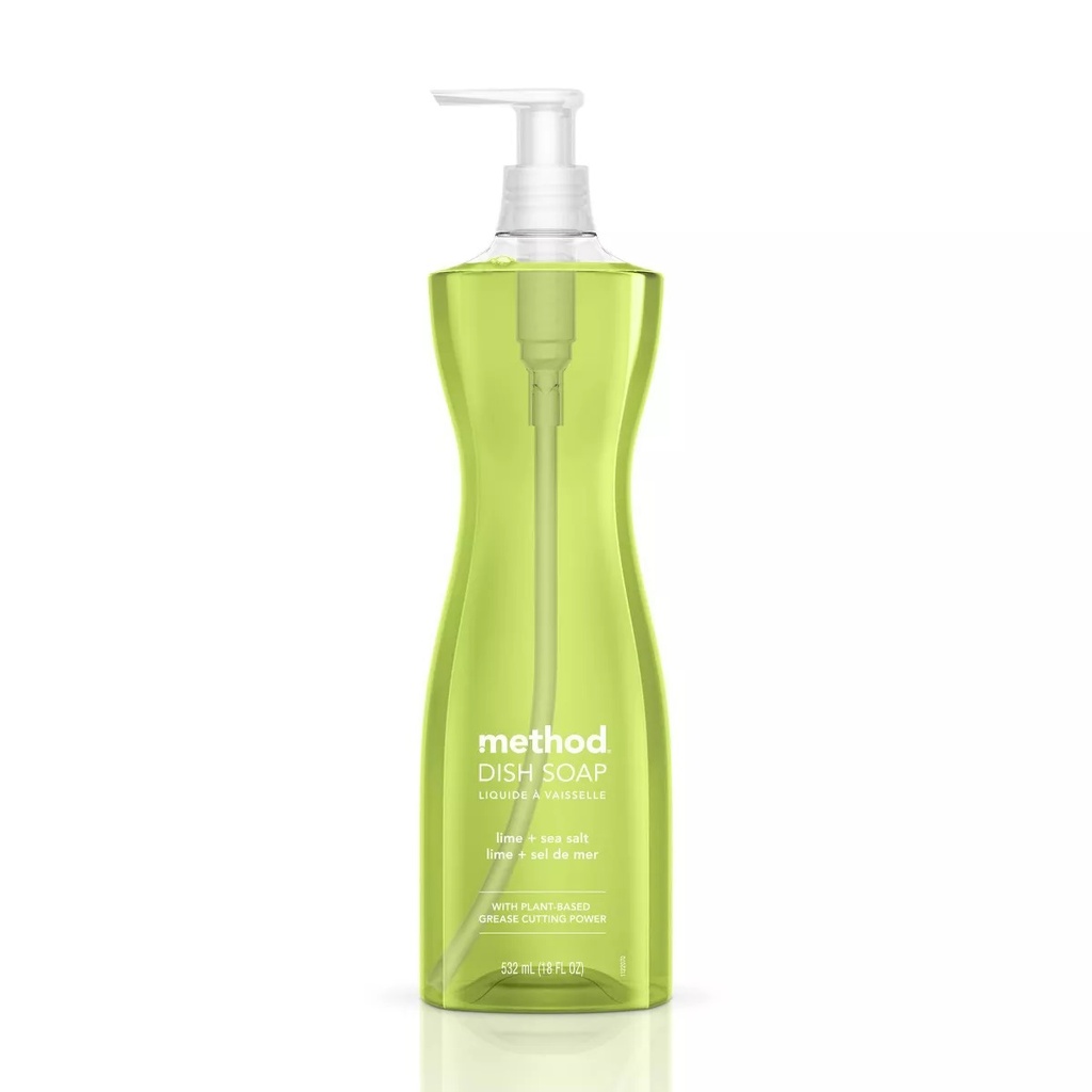 METHOD DISH LIQUID 18 OZ LIME & SEA SALT WITH PUMP