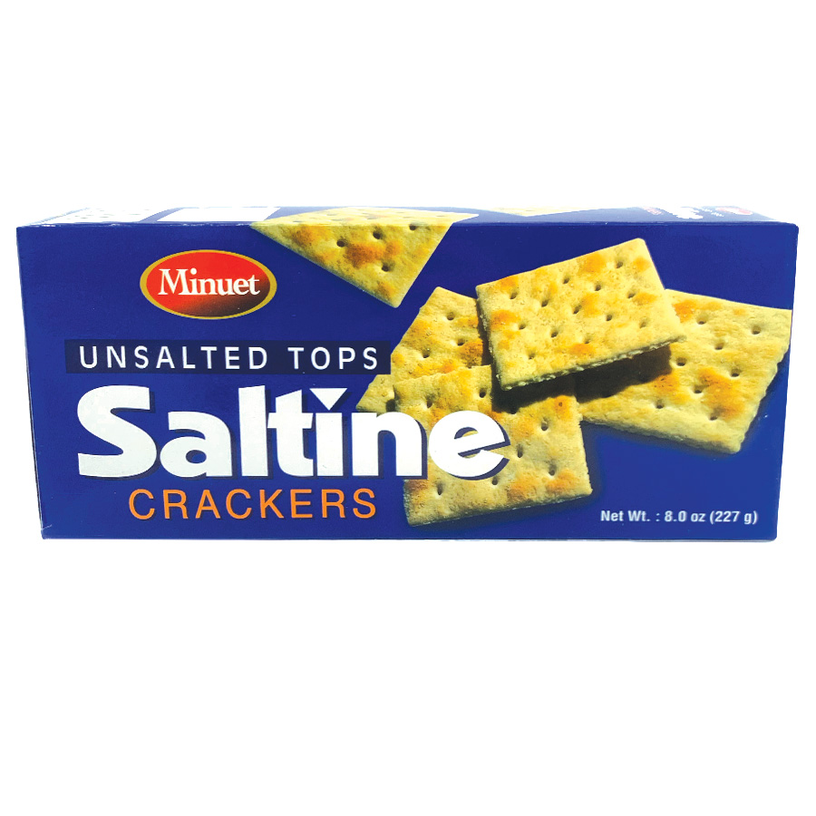 MINUET BISCUITS 8 OZ / 227 G UNSALTED CRACKERS