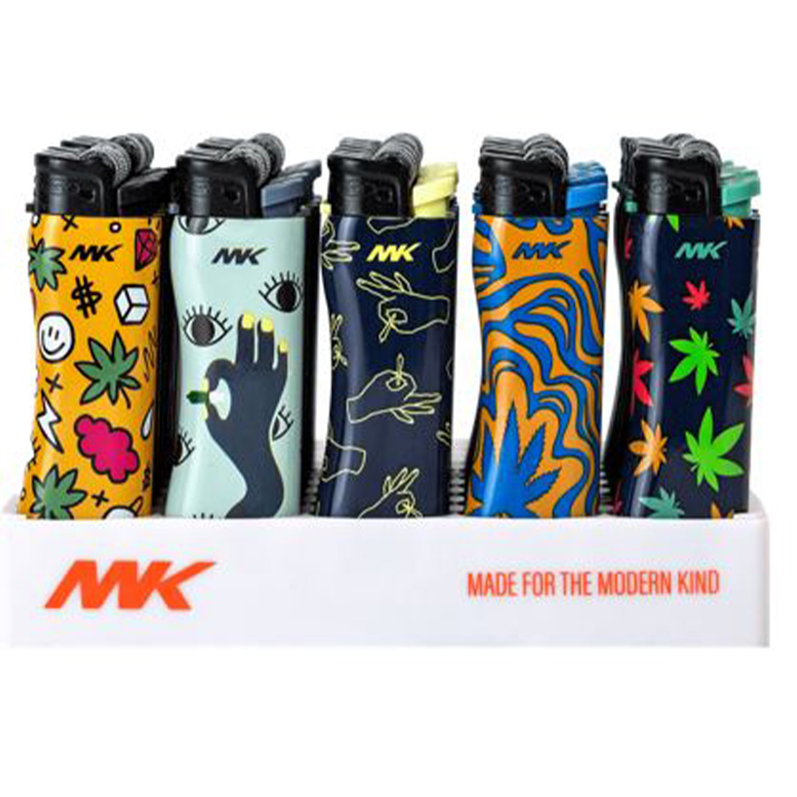 MK LIGHTER 1 CT LINT HEMP GRIP ASSORTED COLORS