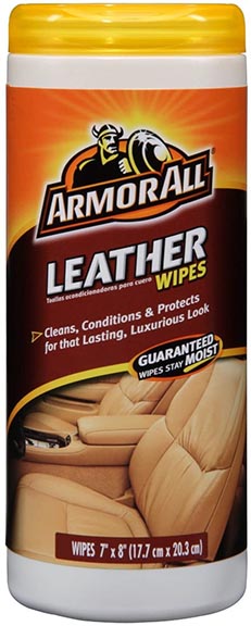 ARMOR ALL LEATHER WIPES 20 CT