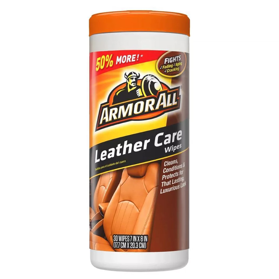ARMOR ALL LEATHER WIPES 30 CT