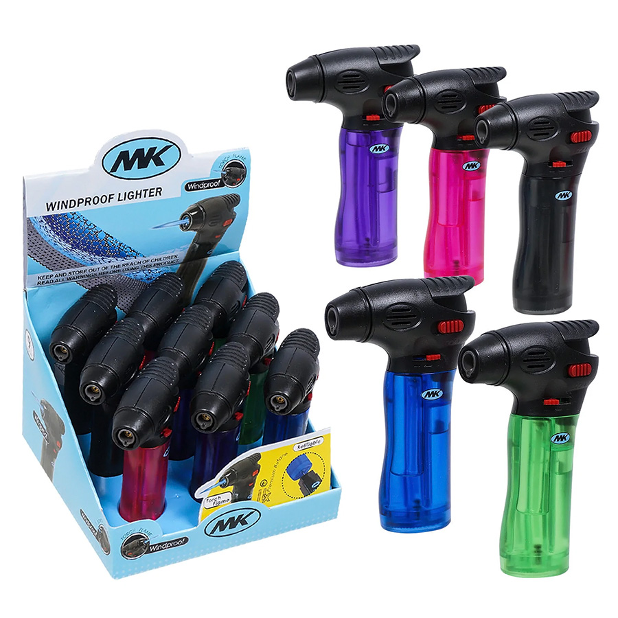 MK TORCH LIGHTER 9 CT ZY TL REFILLABLE