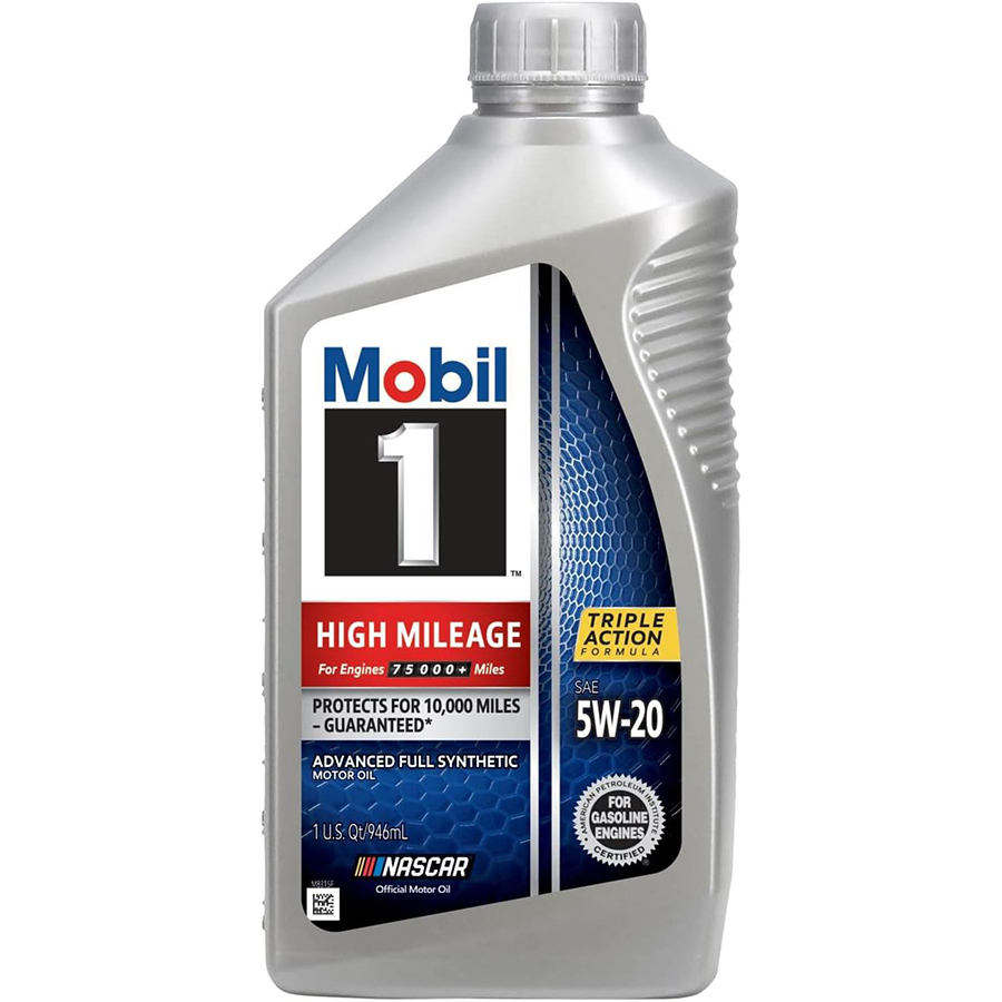 MOBIL 1 MOTOR OIL 1 QT 5W-20 HIGH MILEAGE