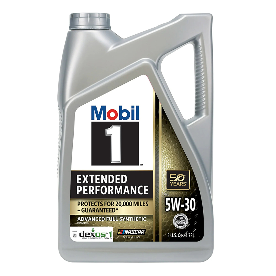 MOBIL 1 MOTOR OIL 5 QT 5W-30 EXTENDED PERFORMANCE ADVANCED FULL SYNTHETIC