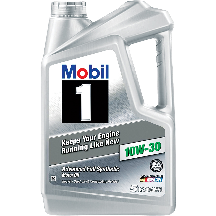 MOBIL 1 MOTOR OIL 5 QT ADVANCED FULL SYNTHETIC SAE 10W-30