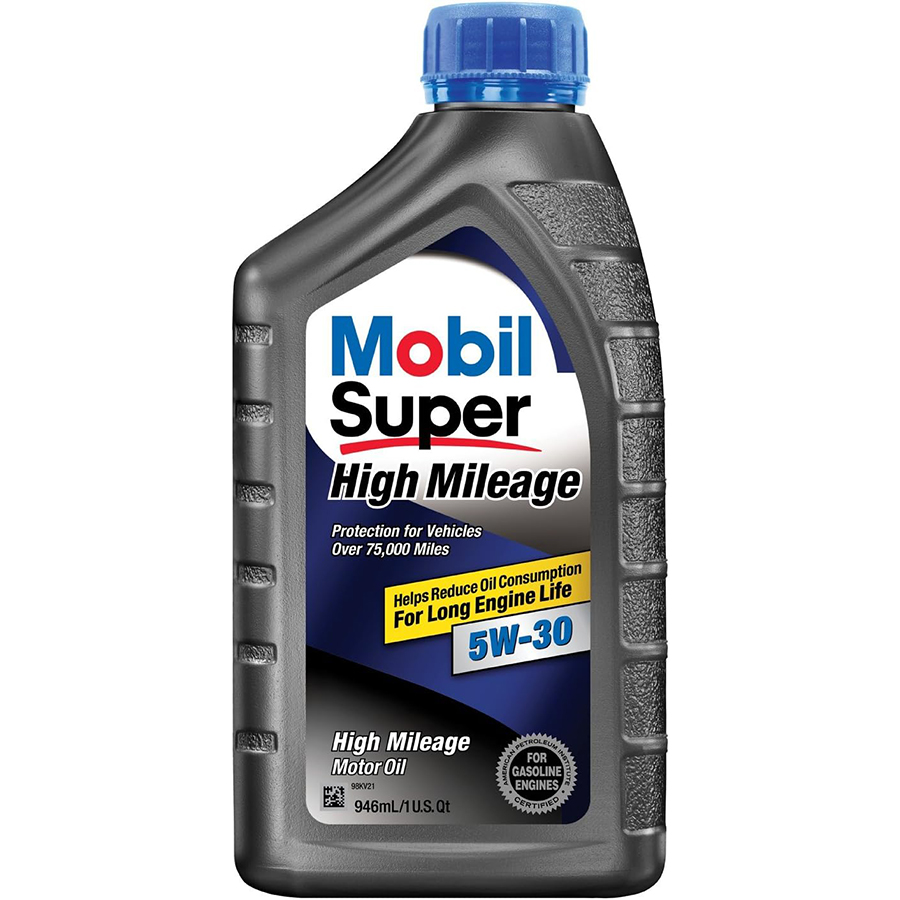 MOBIL SUPER 1 QT 5W-30 SYNTHETIC BLEND HIGH MILEAGE