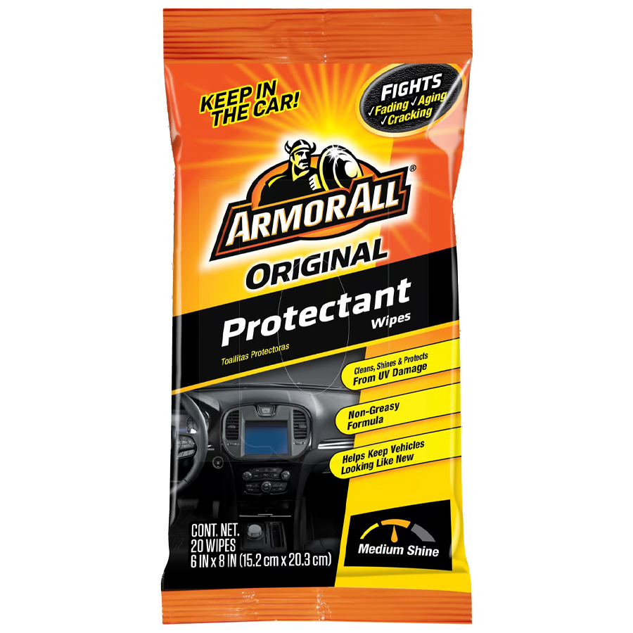 ARMOR ALL PROTECTANT WIPES 20 CT