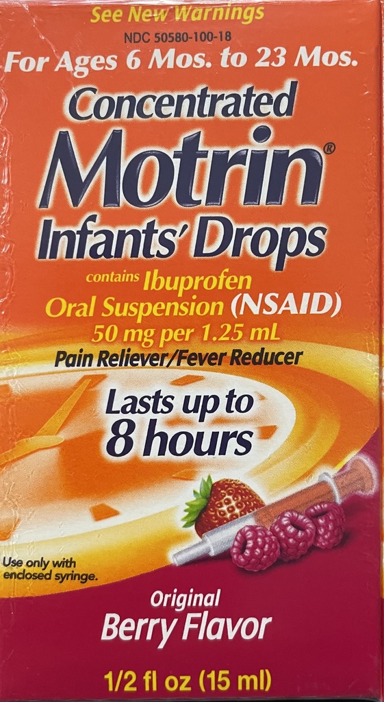 MOTRIN INFANT DROPS 0.5 OZ BERRY