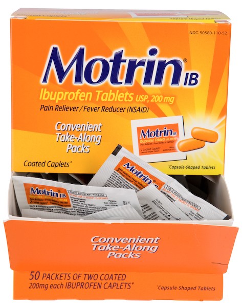 MOTRIN TABLET 2 CT BOX
