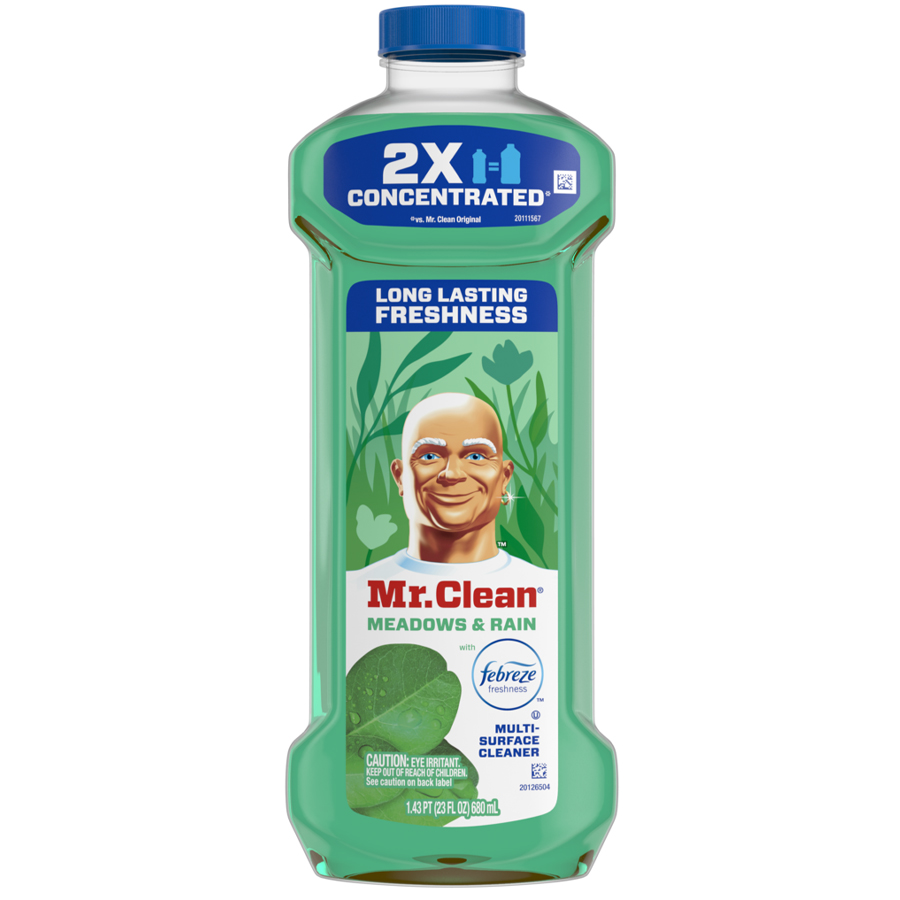 MR. CLEAN ALL PURPOSE CLEANER 23 OZ WITH FEBREZE MEADOW & RAIN 2X